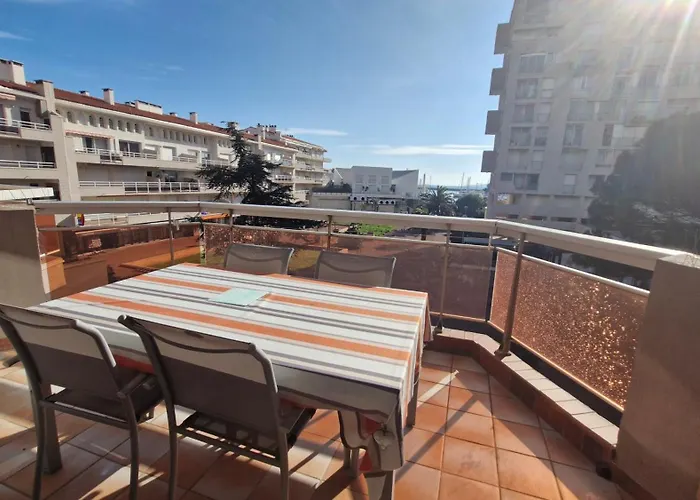 Le Poseidon Grande Terrasse Vue Port A 100m Saint-Cyprien (Pyrenees-Orientales)